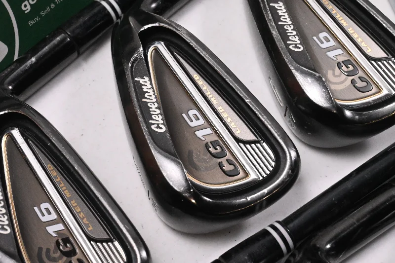 Cleveland CG16 Black Pearl Irons / 4-PW+SW / Senior Flex ActionLite 55 SHafts