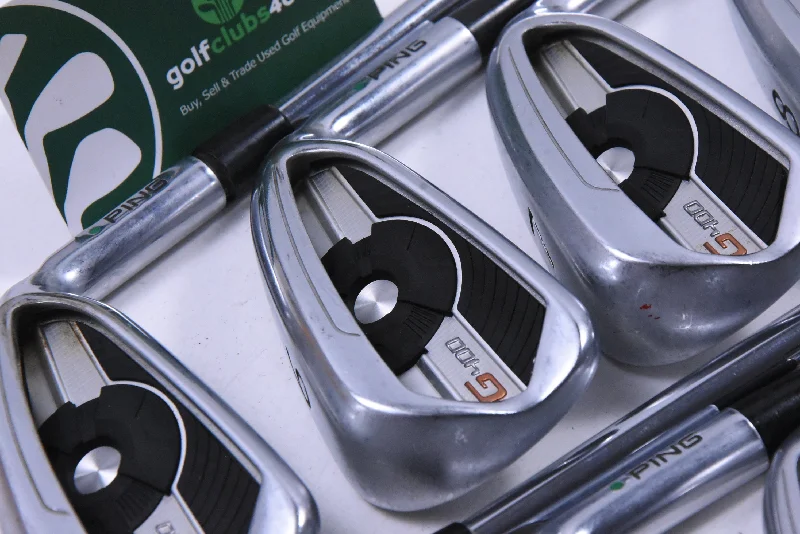 Leisure Sports Ping G400 Irons / 5-PW+UW+SW+LW / Green Dot / Regular Flex Dynamic Gold 105 R300 Leisure Sports Ping G400 Irons / 5-PW+UW+SW+LW / Green Dot / Regular Flex Dynamic Gold 105 R300