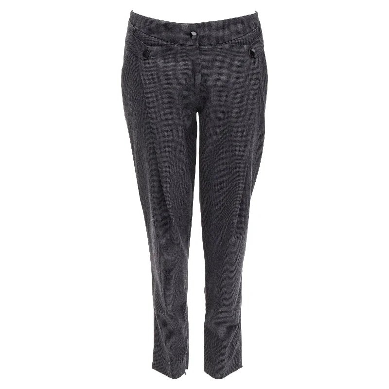 Stella McCartney wool houndstooth pleat pants