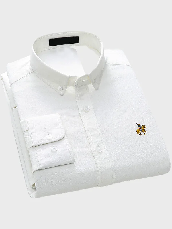 European Cotton Long-Sleeve Shirt