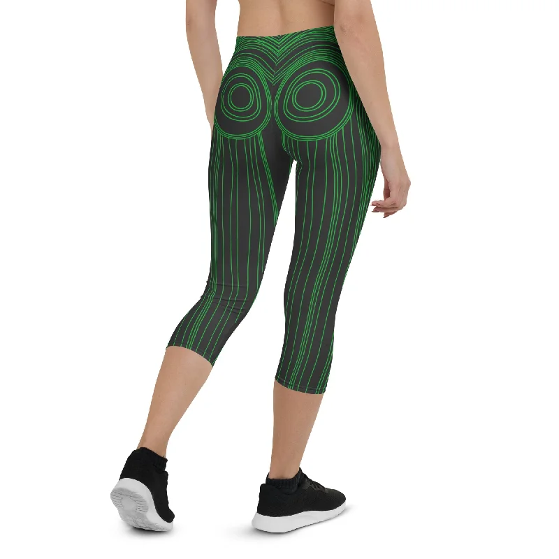 Feminine Charm Body Outlines Capris