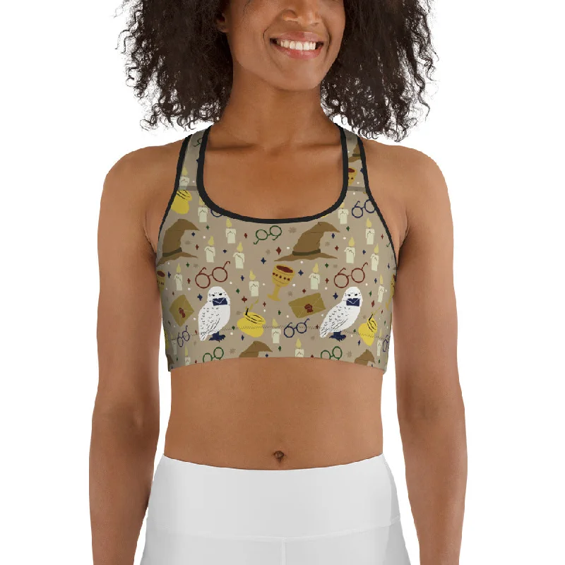 Horcrux Print Sports Bra