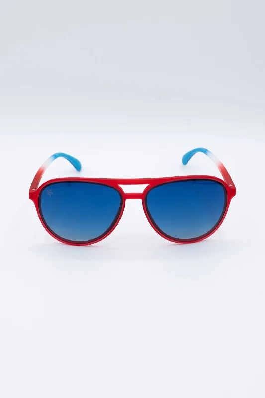 goodr Bald Eagles BBQ Heist Sunglasses in Red | JULY-MACH-G