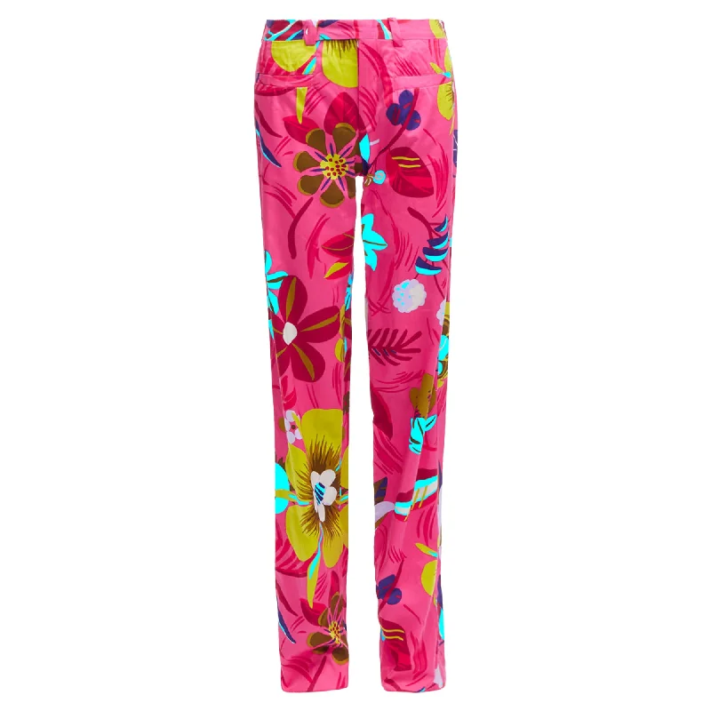 Gucci Tom Ford tropical floral straight pants