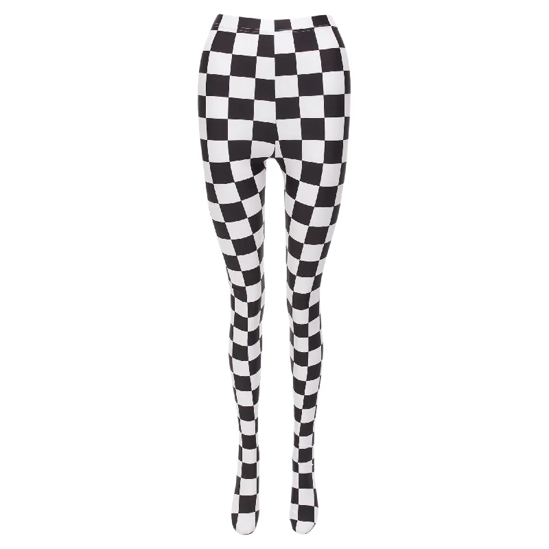 Comme Des Garcons checkerboard tight legging