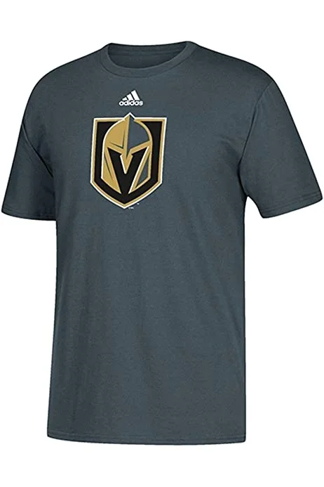 Las Vegas Knights Adult Adidas Gray Short Sleeve