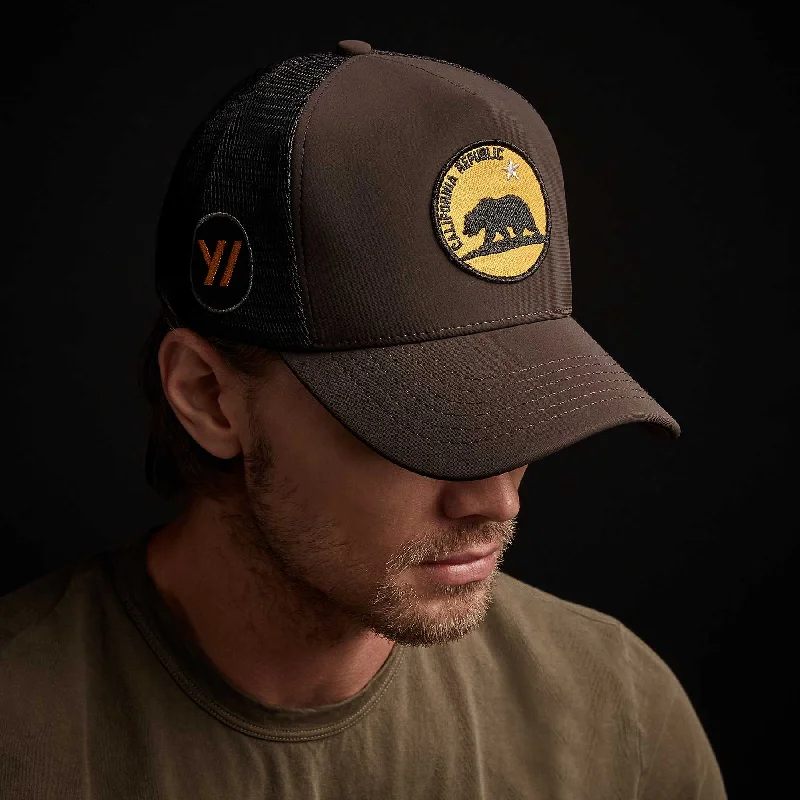 Bear Patch Trucker Hat - Kona