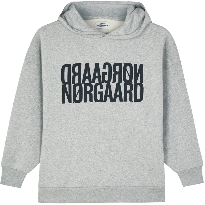 Mads Nørgaard Light Grey Melange Organic Sweat Heidi Sweatshirt