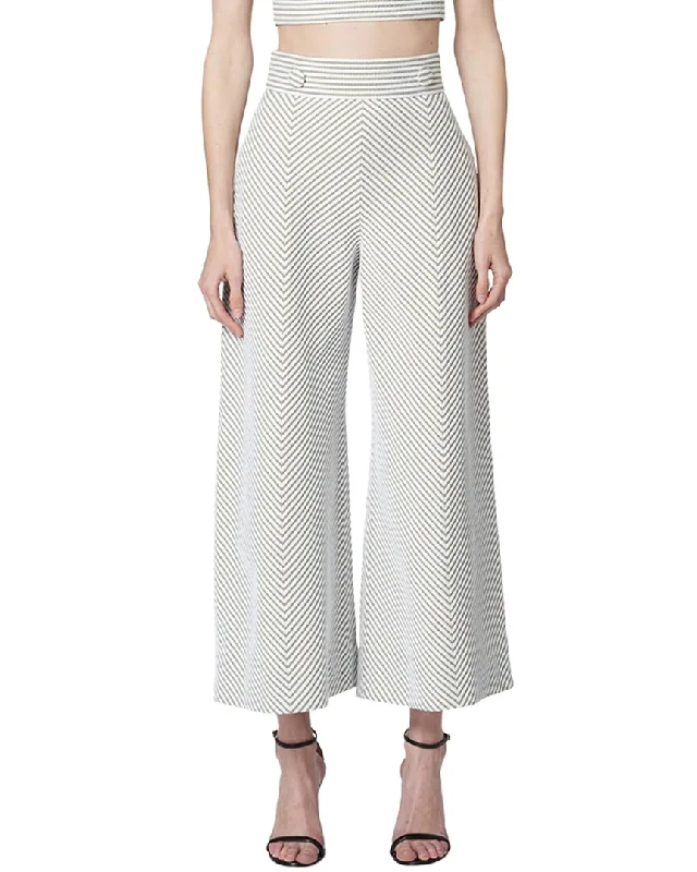 Sports And Leisure Carolina Herrera Wide Leg Cropped Pant