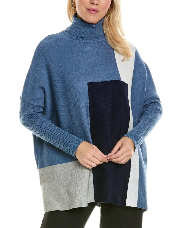 Joseph A. Turtleneck Tunic Sweater