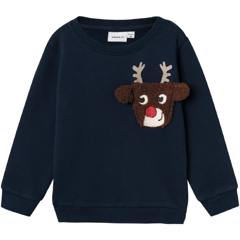 Name It Dark Sapphire Rsanta Regular Sweatshirt