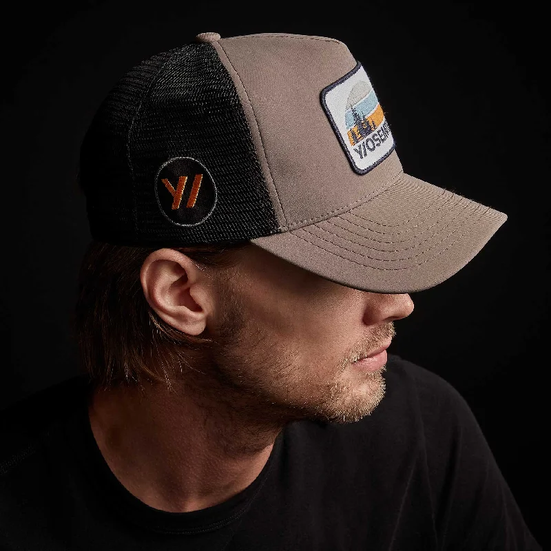 Y/OSEMITE Patch Trucker Hat - Greystone