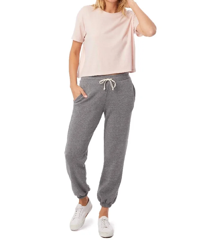 Classic Sweatpant In Eco Grey