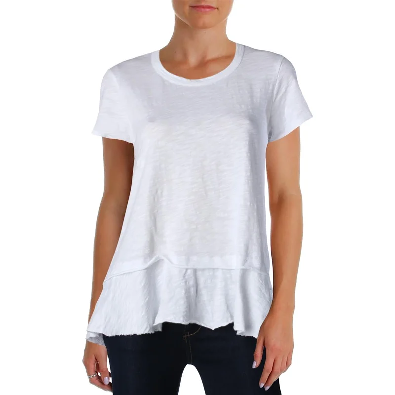 Womens Scoop Neck Layered T-Shirt