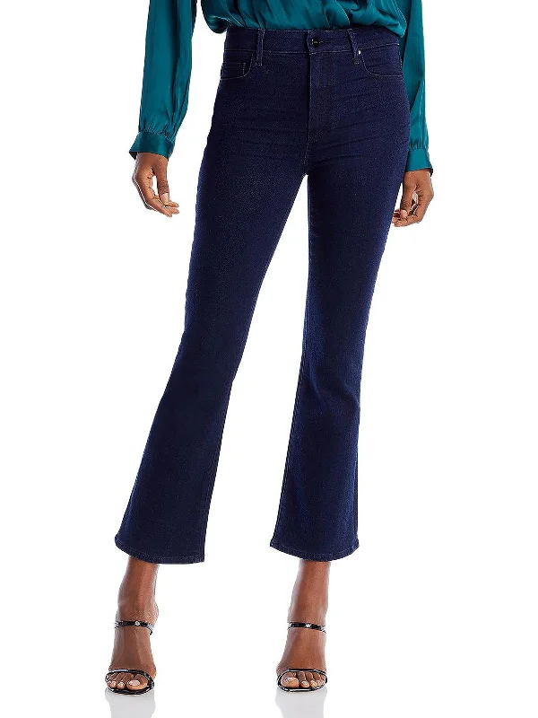 Street Cool Claudine Womens Ankle Stretch Flare Jeans