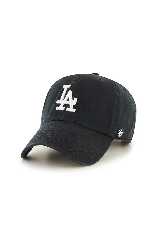 '47 Los Angeles Dodgers Clean Up Hat in Black | B-RGW12GWSNL-BKM