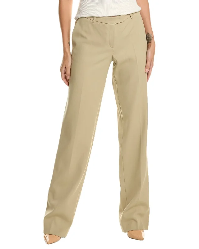 Elegant And Casual Michael Kors Collection Carolyn Gabardine Wool Trouser
