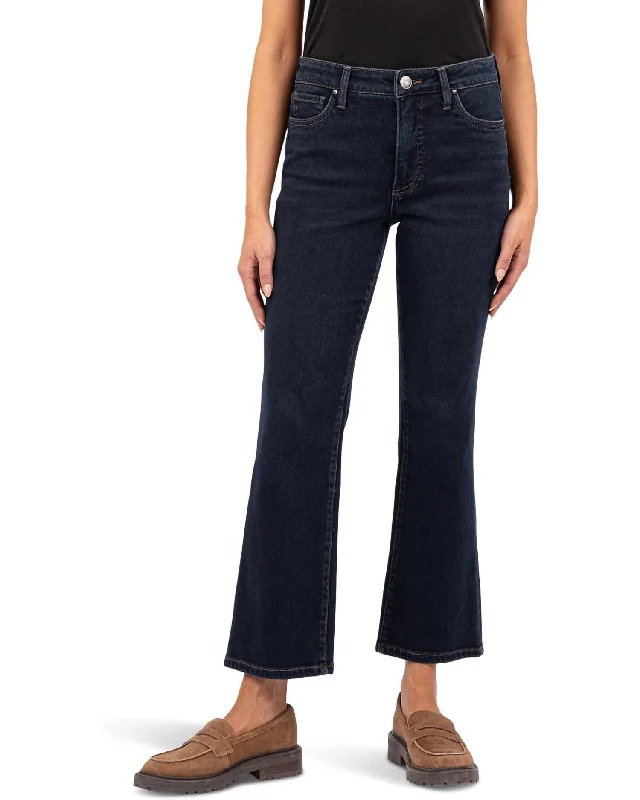 Kelsey High Rise Flare Regular Hem Jeans In Illustrate