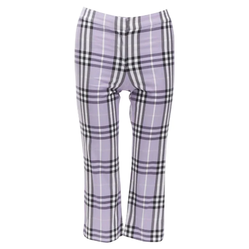 Burberry London Check cropped pants