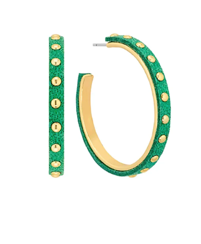 Comfortable And Cold-proof Leather Hoop Earrings