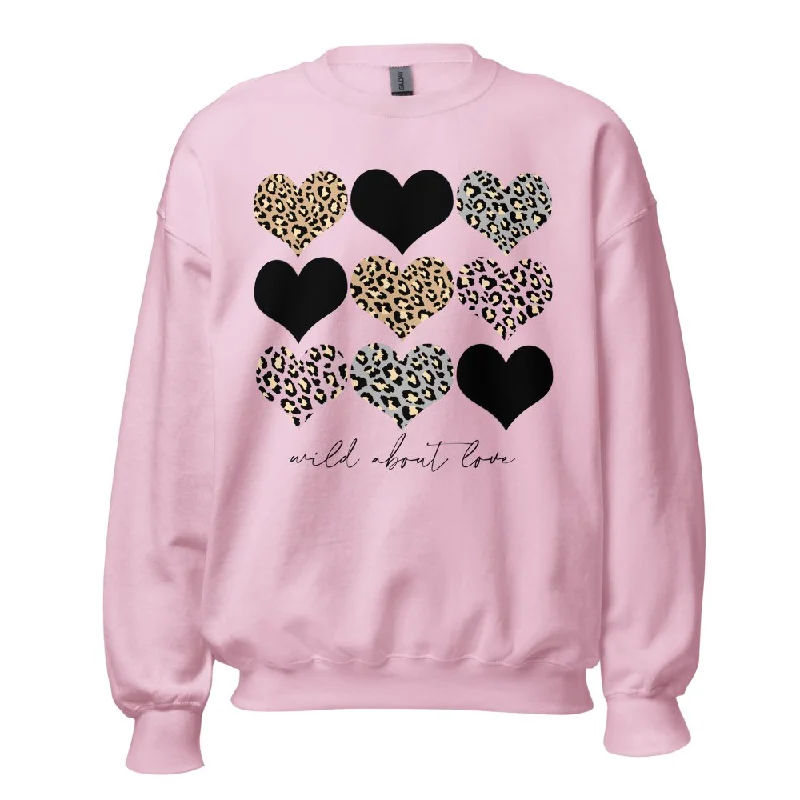 Monogrammed 'Wild About Love' Crewneck Sweatshirt