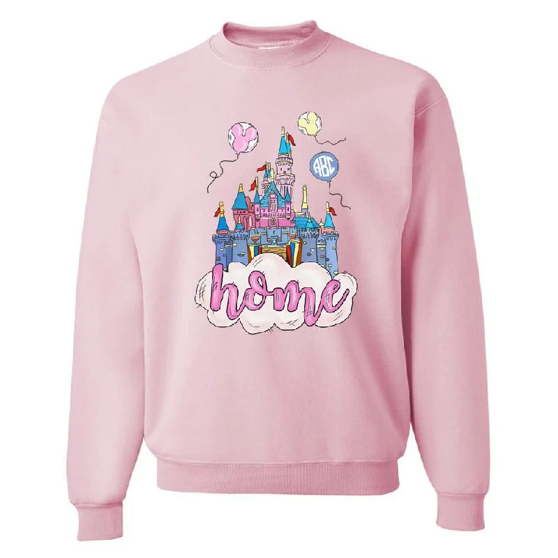 Monogrammed 'Disney Is Home' Crewneck Sweatshirt