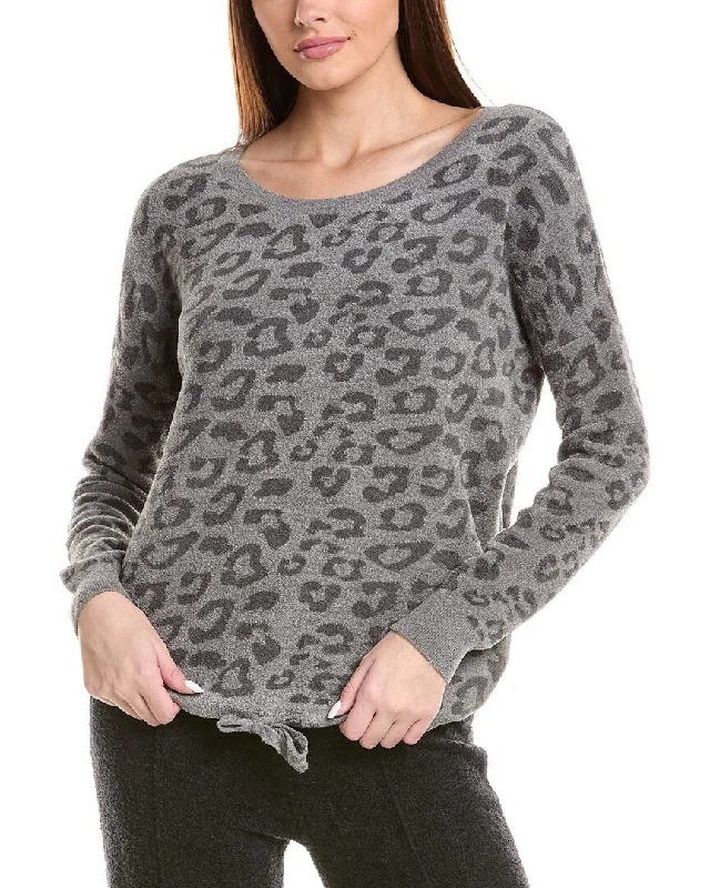 Barefoot Dreams Cozychic Ultra Lite Slouchy Barefoot In The Wild Pullover