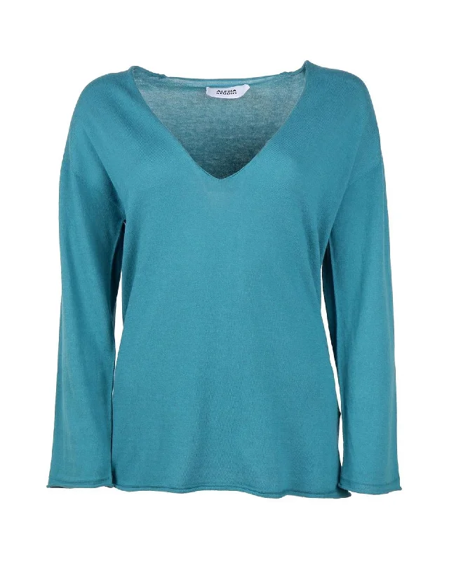 Alpha Studio  V-Neck Sweater Teal