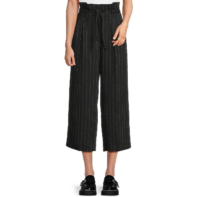 Timeless Style Womens Drawstring Stretch Cropped Pants