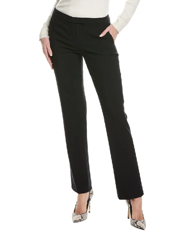 Relaxed Fashion Theory Low Rise Slim Wool-Blend Trouser