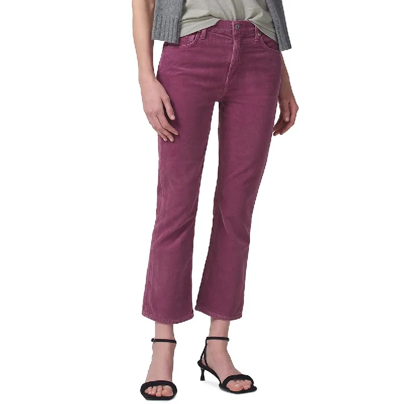 Sporty Wear ISOLA Womens Crop Mid Rise Bootcut Pants
