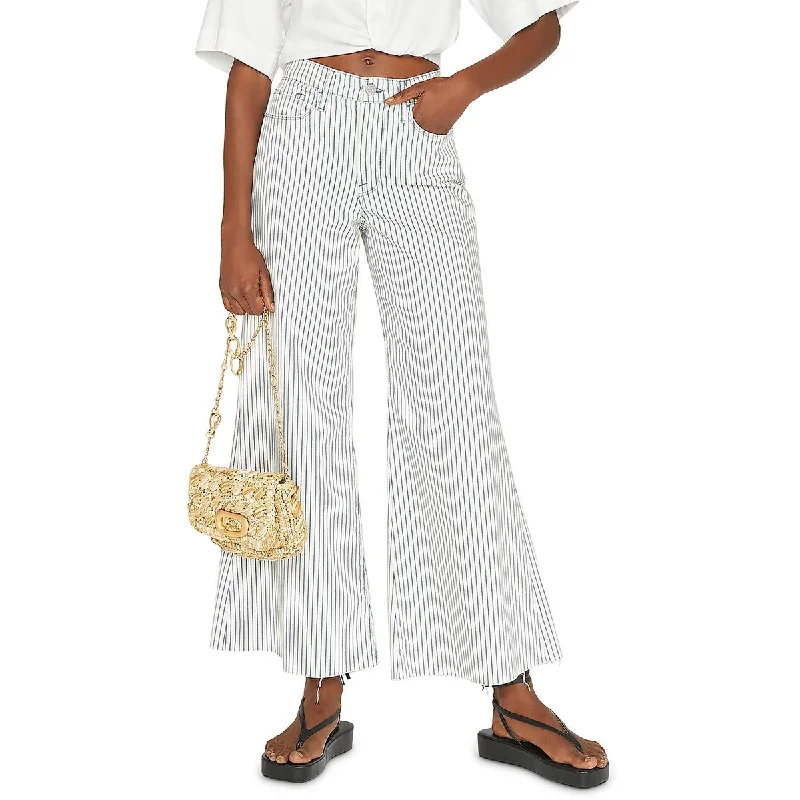 Casual Fit Wear Le Palazzo Crop Womens Pocket Wide Leg Palazzo Pants