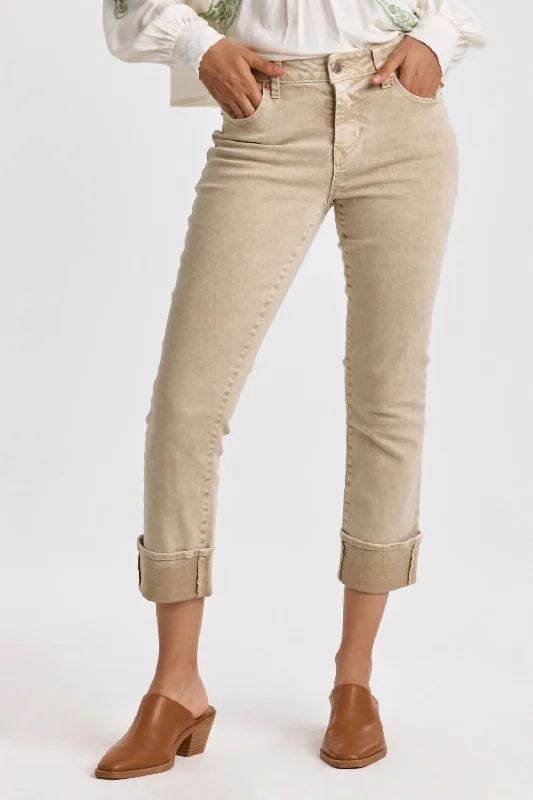 Celebrity Must-have Blaire Cuffed Jean In Golden Road