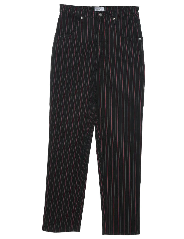 FDJ Pinstriped Smart Trousers - W29 L32