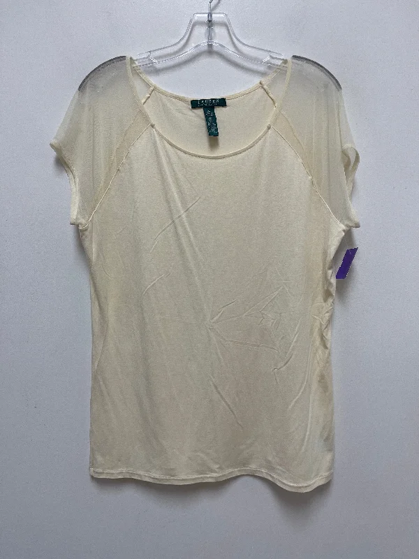 Top Short Sleeve By Lauren By Ralph Lauren  Size: Xl