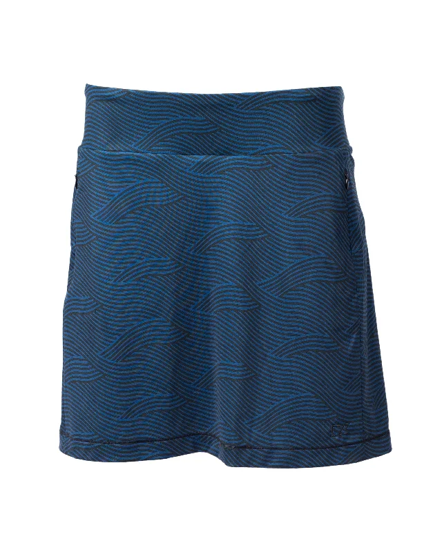 Cutter & Buck Wave Print Pull On Skort