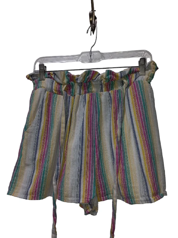 All-Day Outfits Striped Pattern Shorts Set Hummingbird, Size M